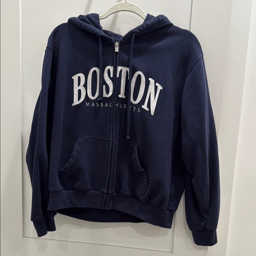 Hollister Boston Navy Hoodie